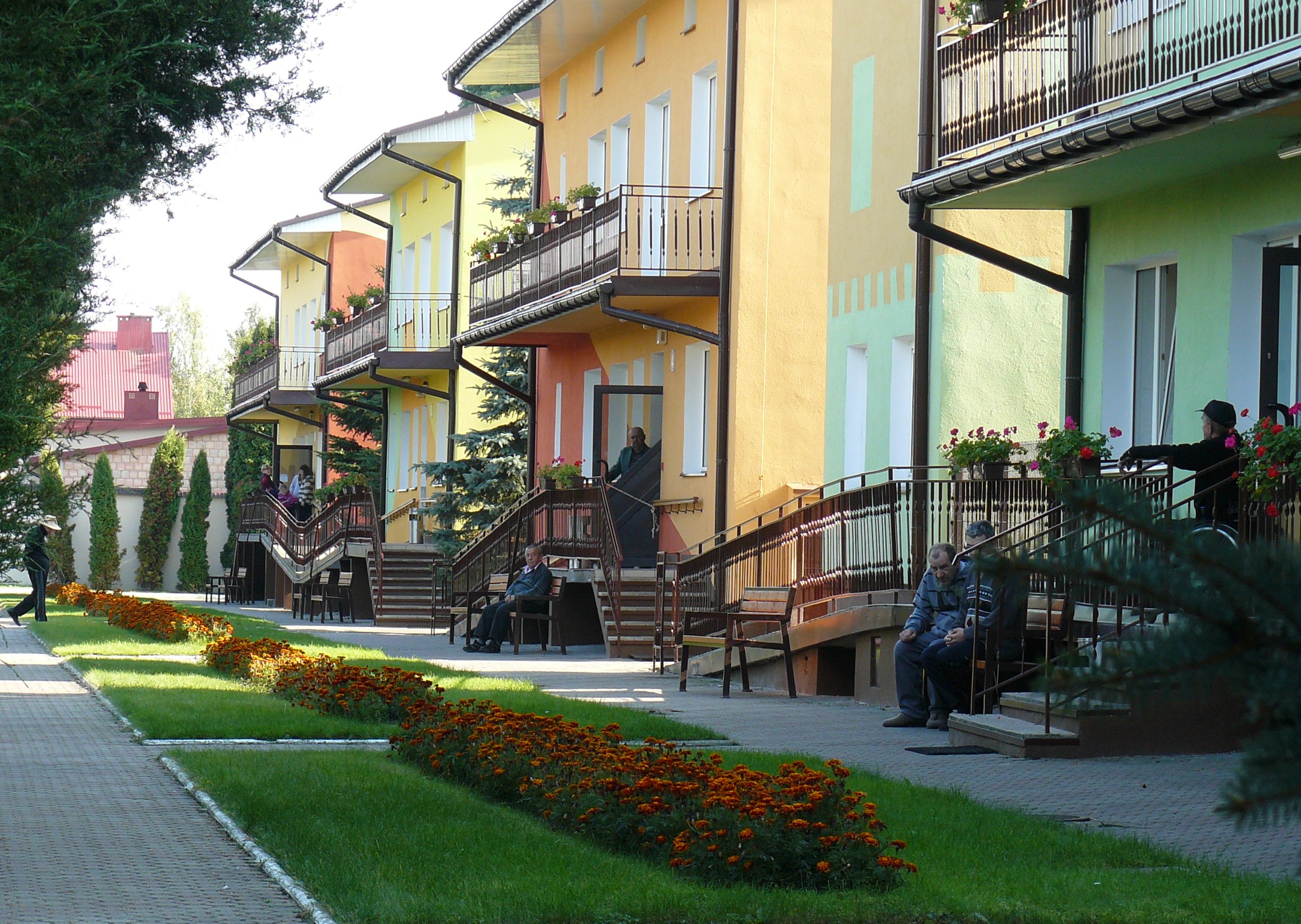 Zdjęcie części budynków DPS w Janowie Lubelskim